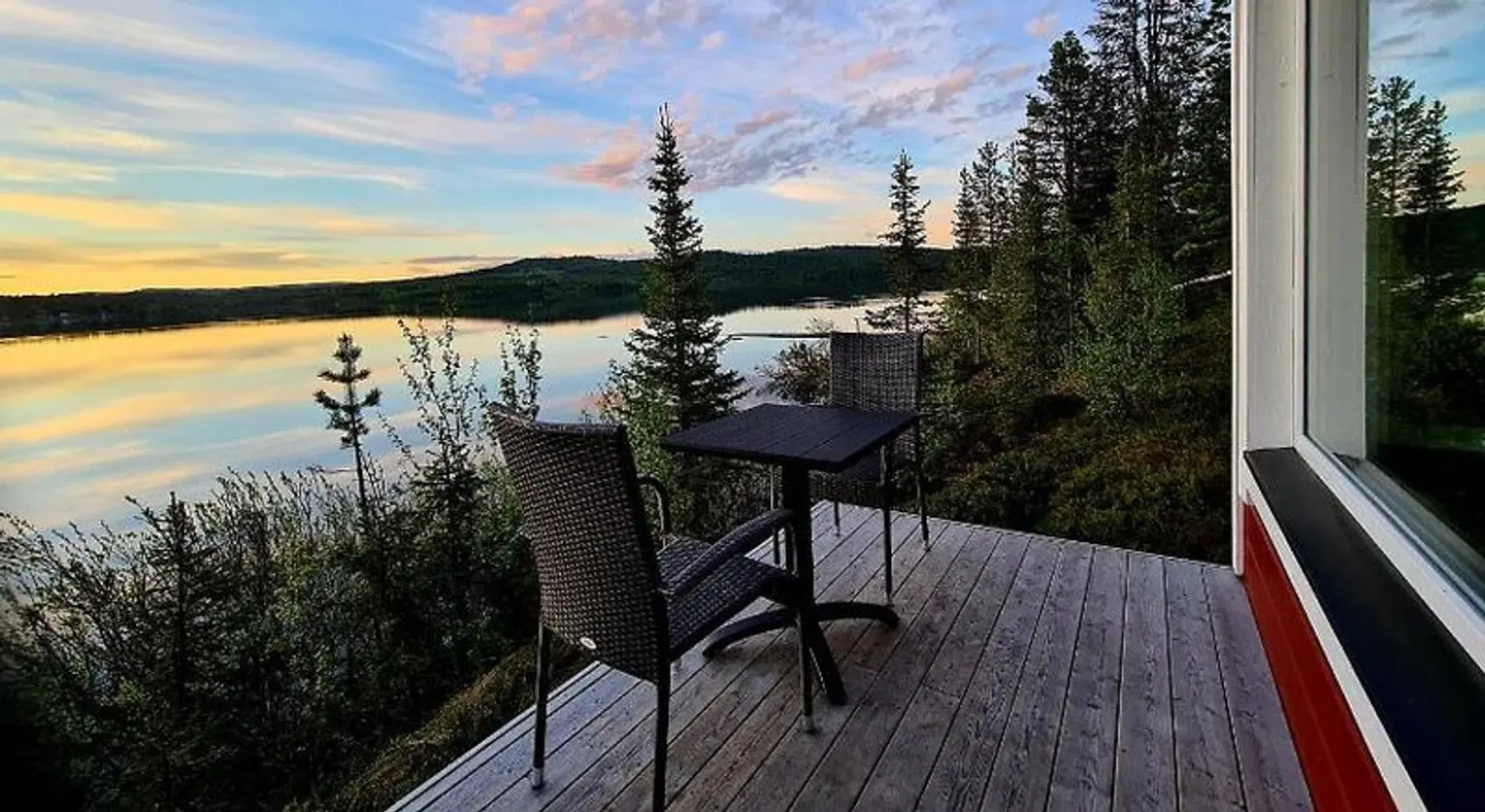 Aurora Camp Kurravaara Terrasse