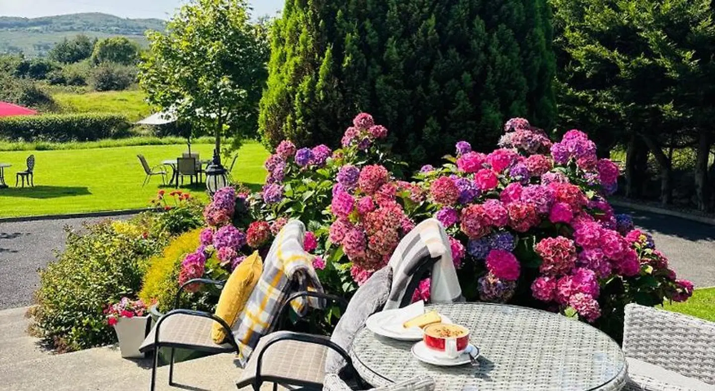 Hillcrest farmhouse Bed & Breakfast Terrasse