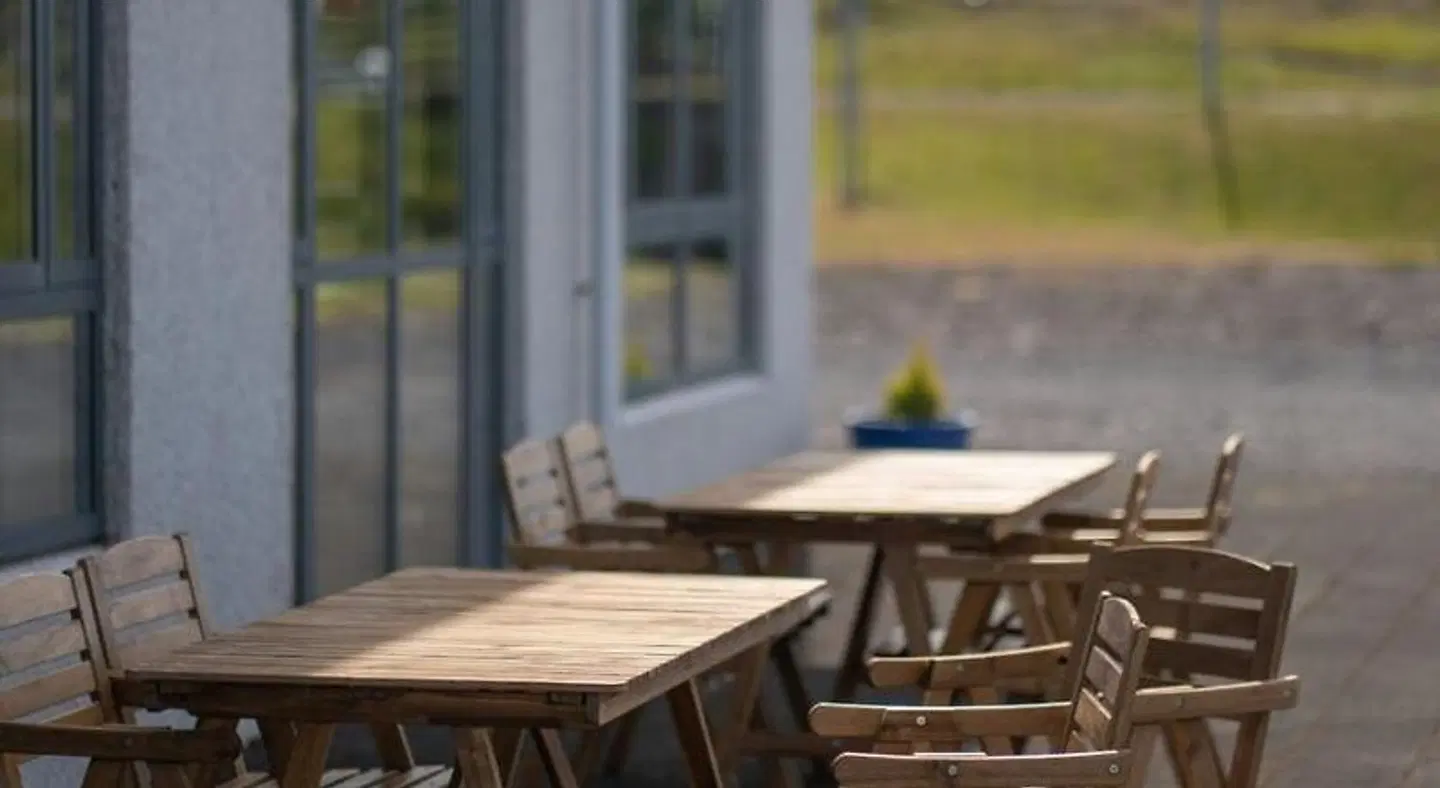 Hotel Hellissandur Terrasse