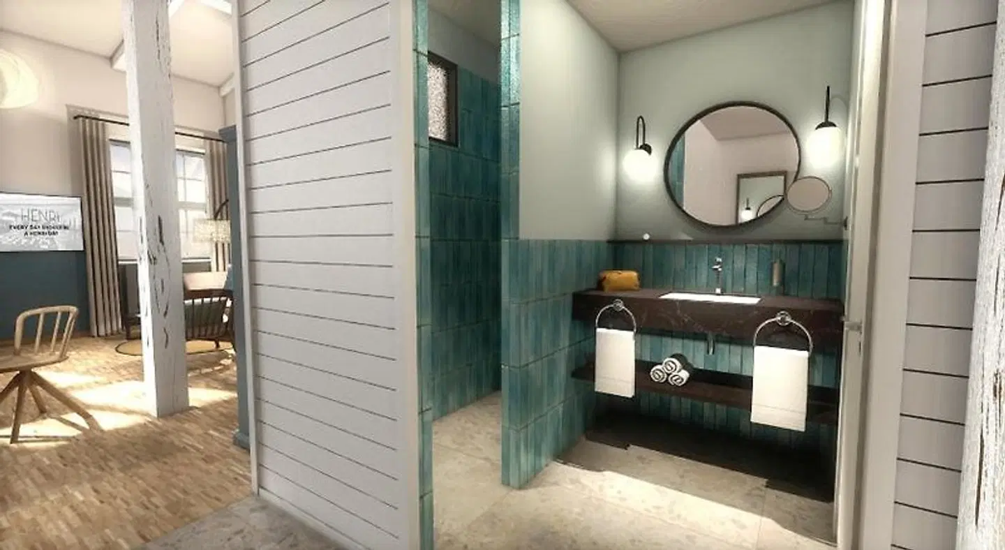 HENRI Hotel Cuxhaven Badezimmer