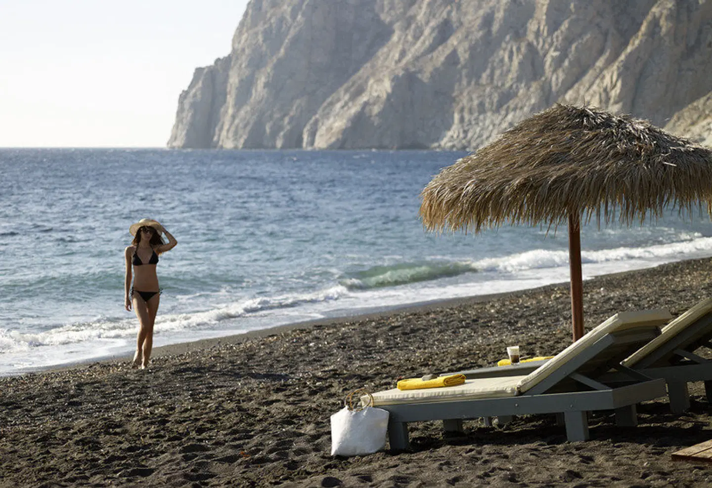 Santorini Kastelli Resort Strand