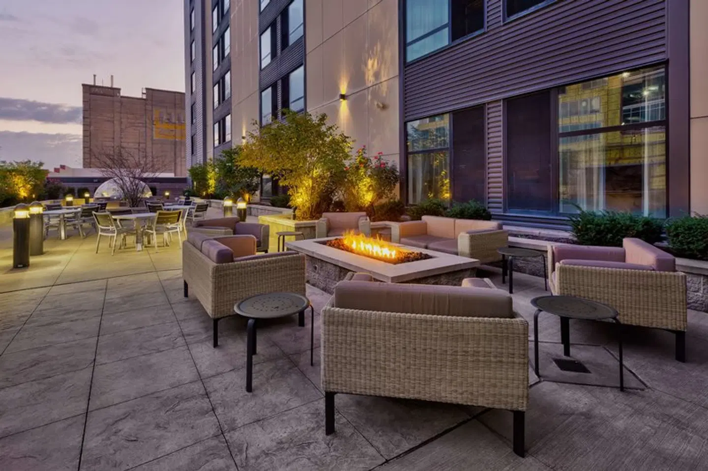 Homewood Suites by Hilton Pittsburgh Downtown Terrasse