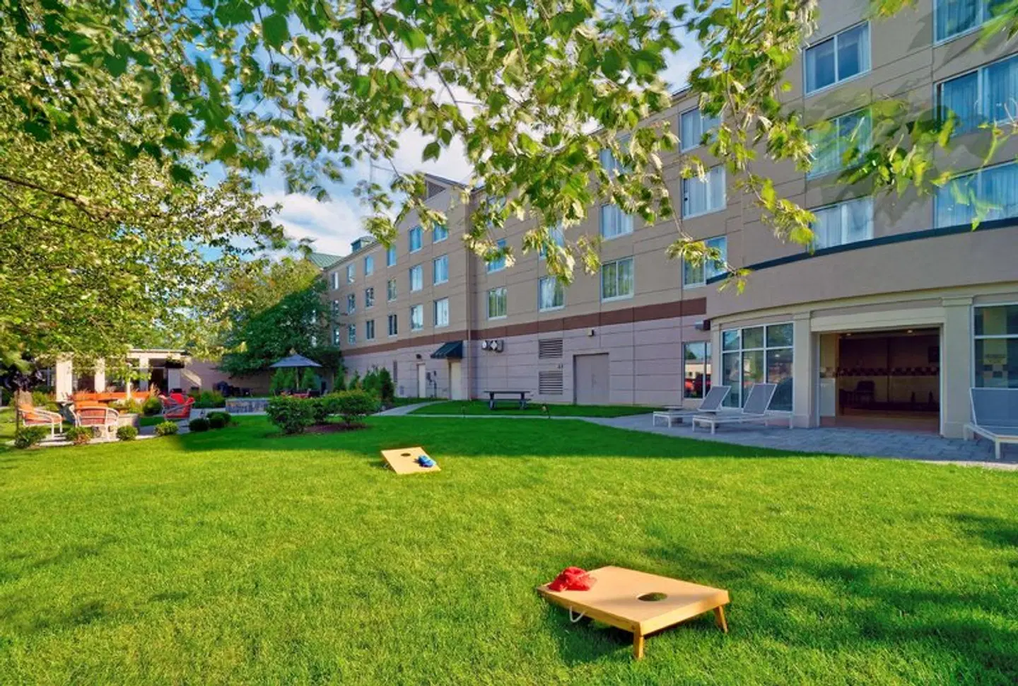 Hilton Garden Inn Saratoga Springs Garten