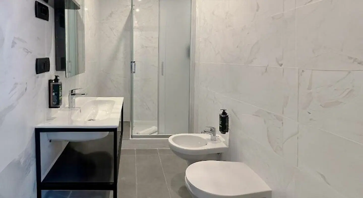 B&B Hotel Genova Badezimmer