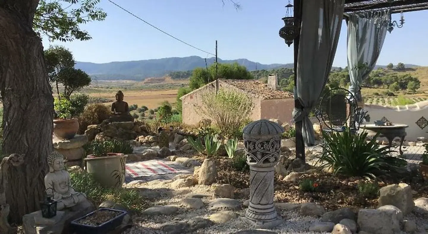 Los Cuatro Vientos B&B Garten