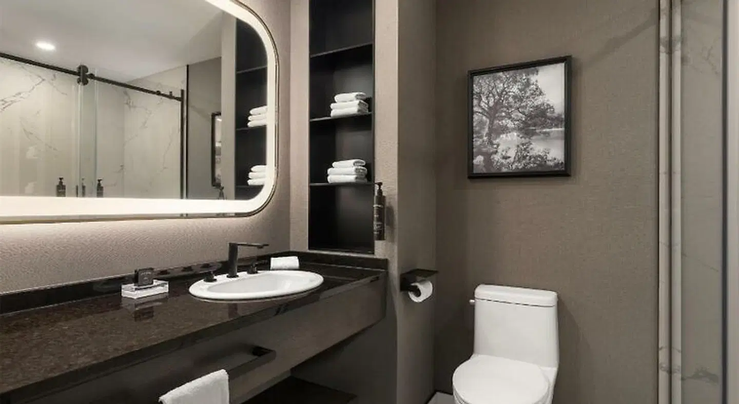 Hôtel Vallea Badezimmer