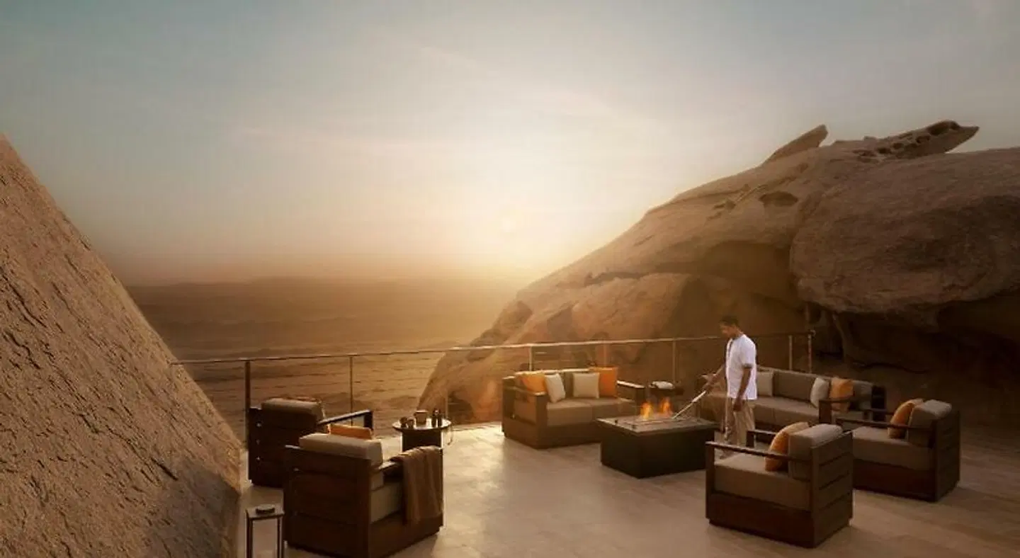 Desert Rock Resort Terrasse