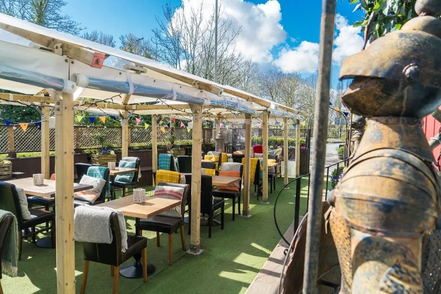 Grantham Arms Terrasse