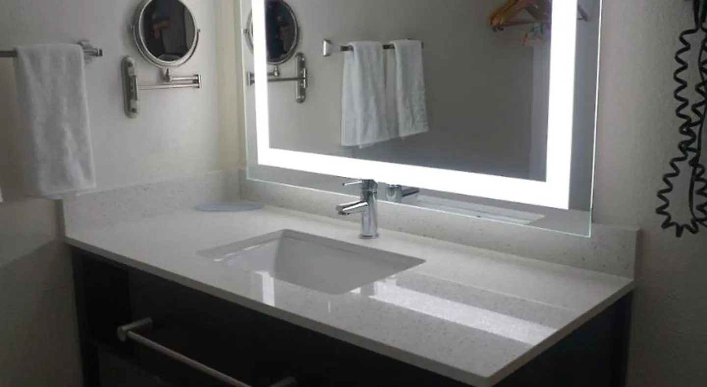 Econo Lodge Phoenix Airport Badezimmer