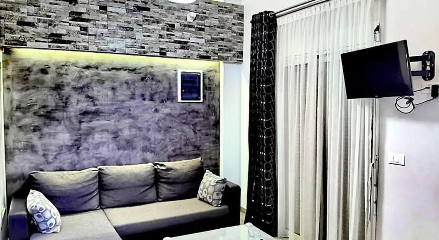 Vlycha Beach Studios & Apartments Terrasse