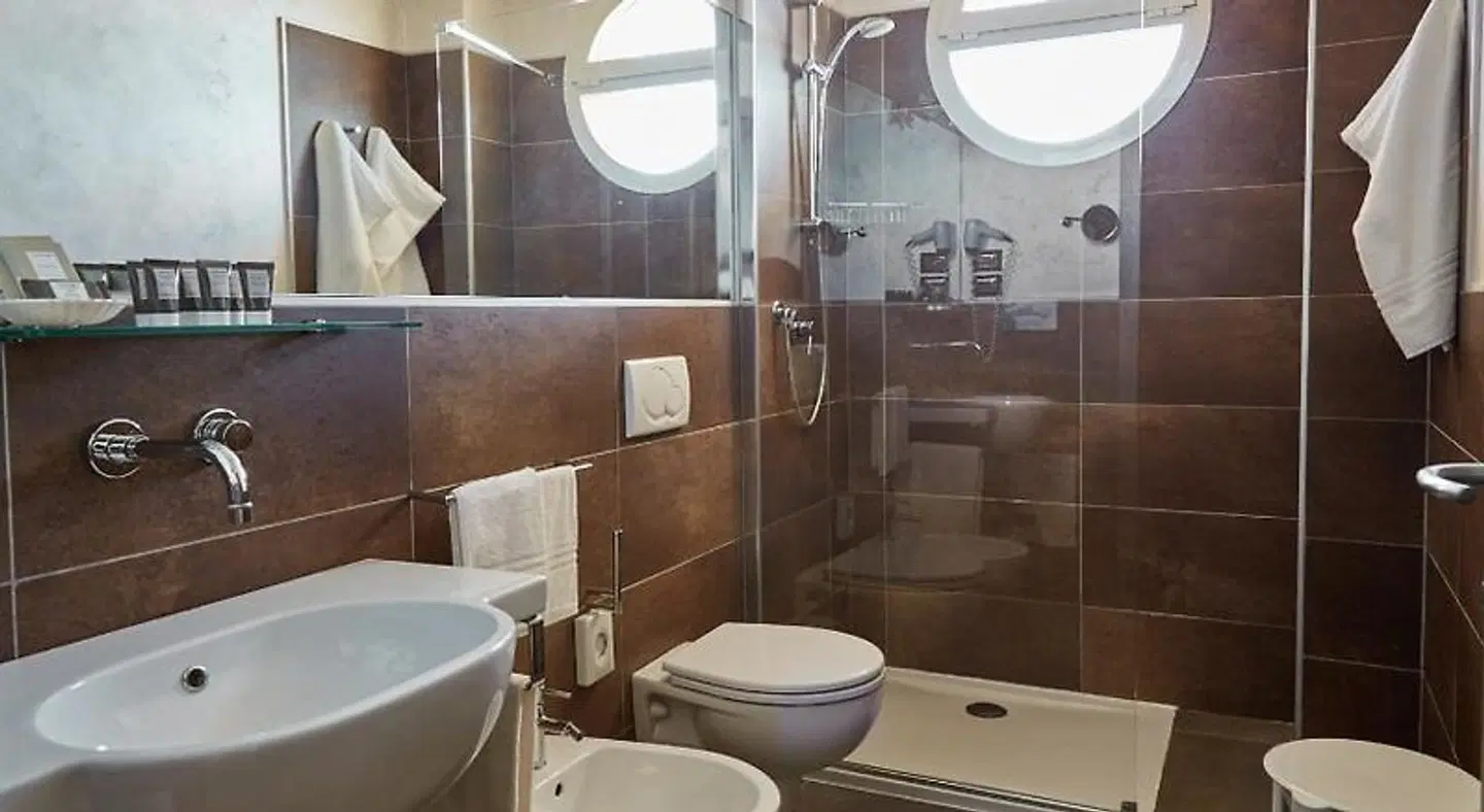 Bellettini Hotel Badezimmer