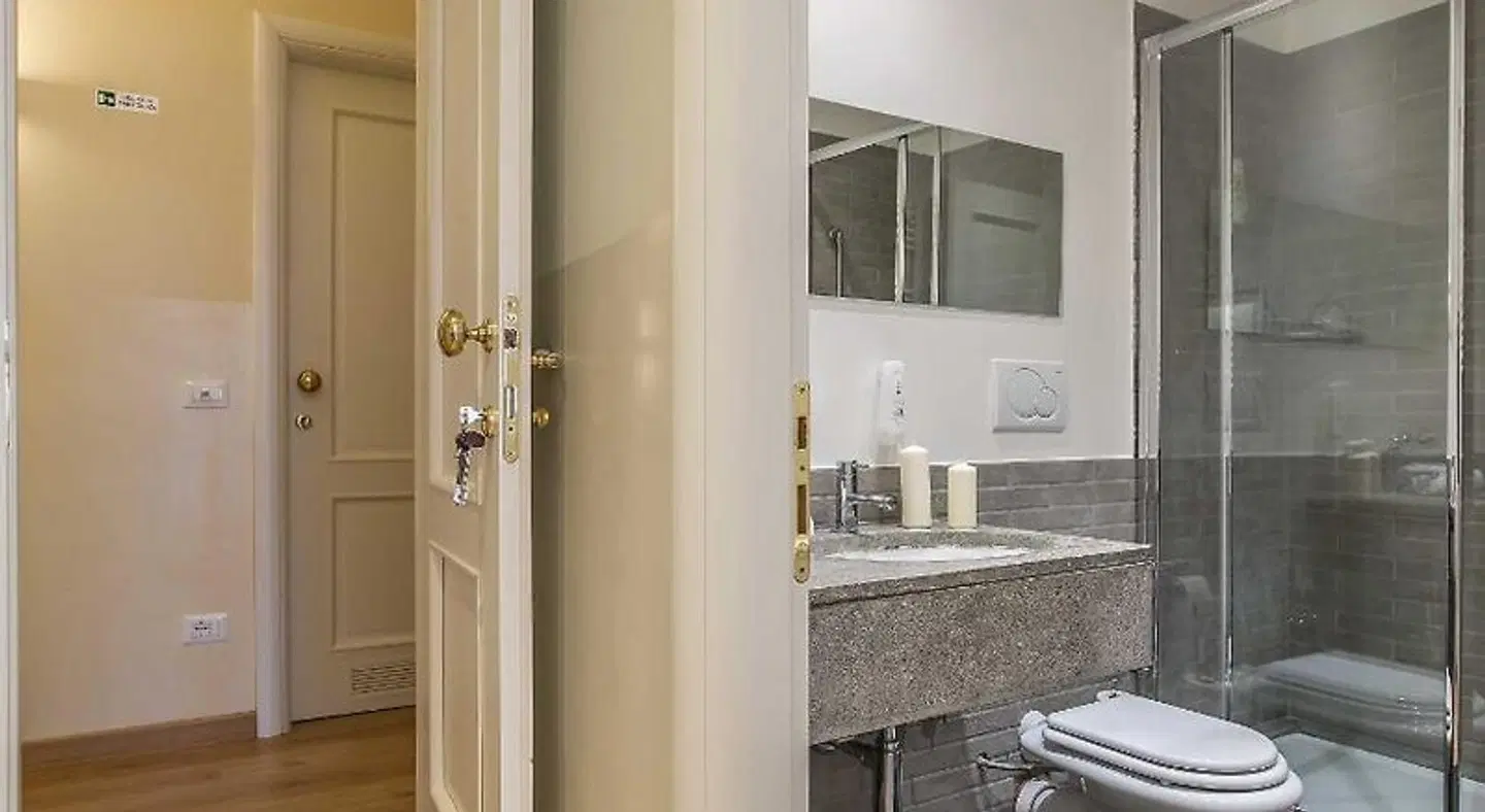 B&B 94Rooms Vatican-Scipioni Badezimmer