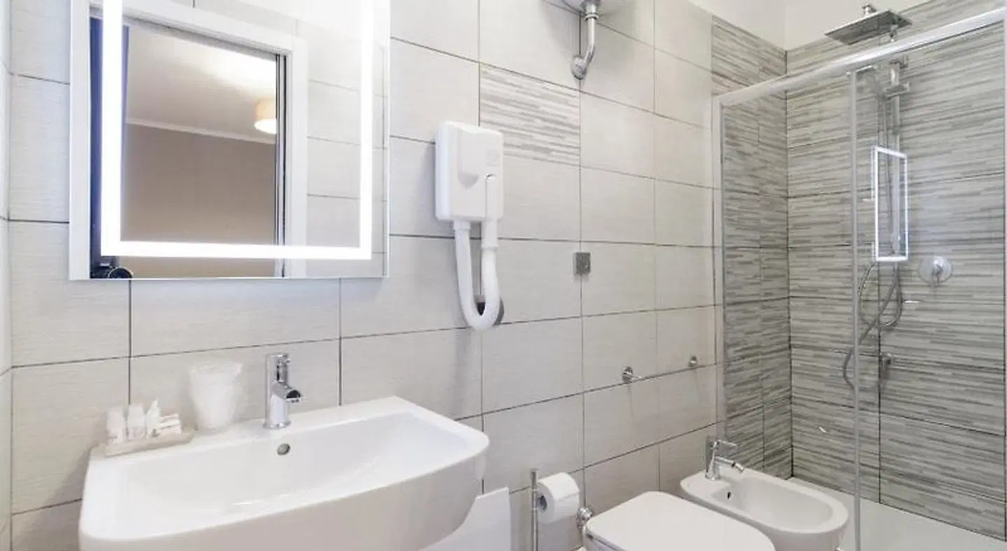 San Marco Hotel Badezimmer