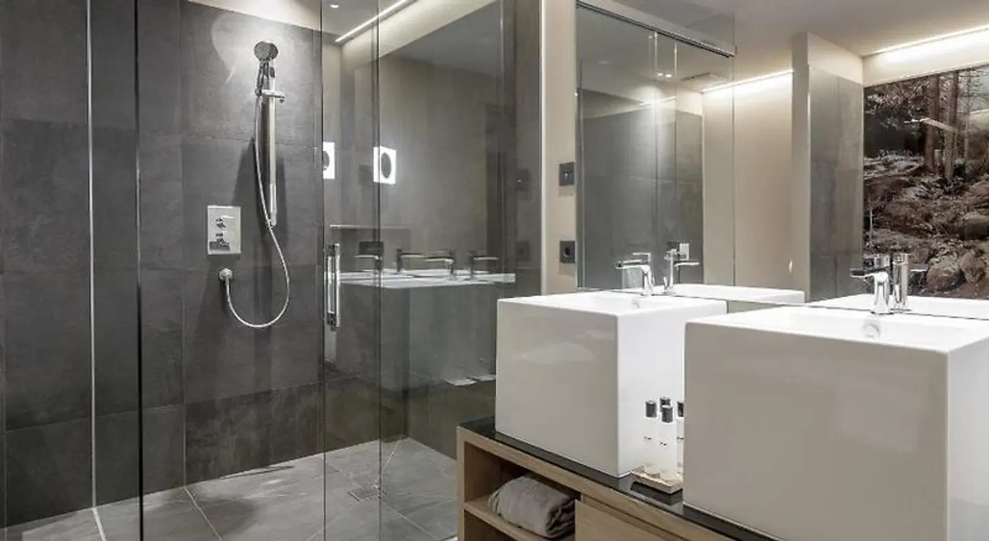 Hotel Gardena Grödnerhof Badezimmer
