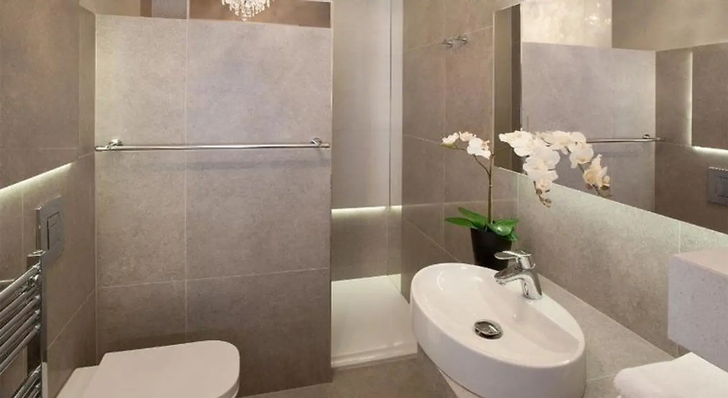 Apartamenty Parkside Kraków Badezimmer