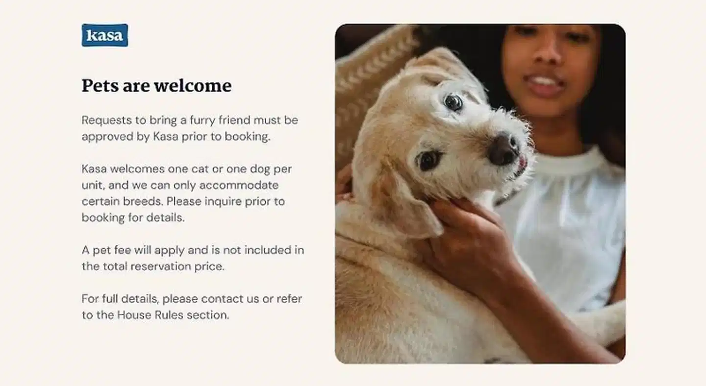 Kasa Seattle Bellevue Apartments Tiere