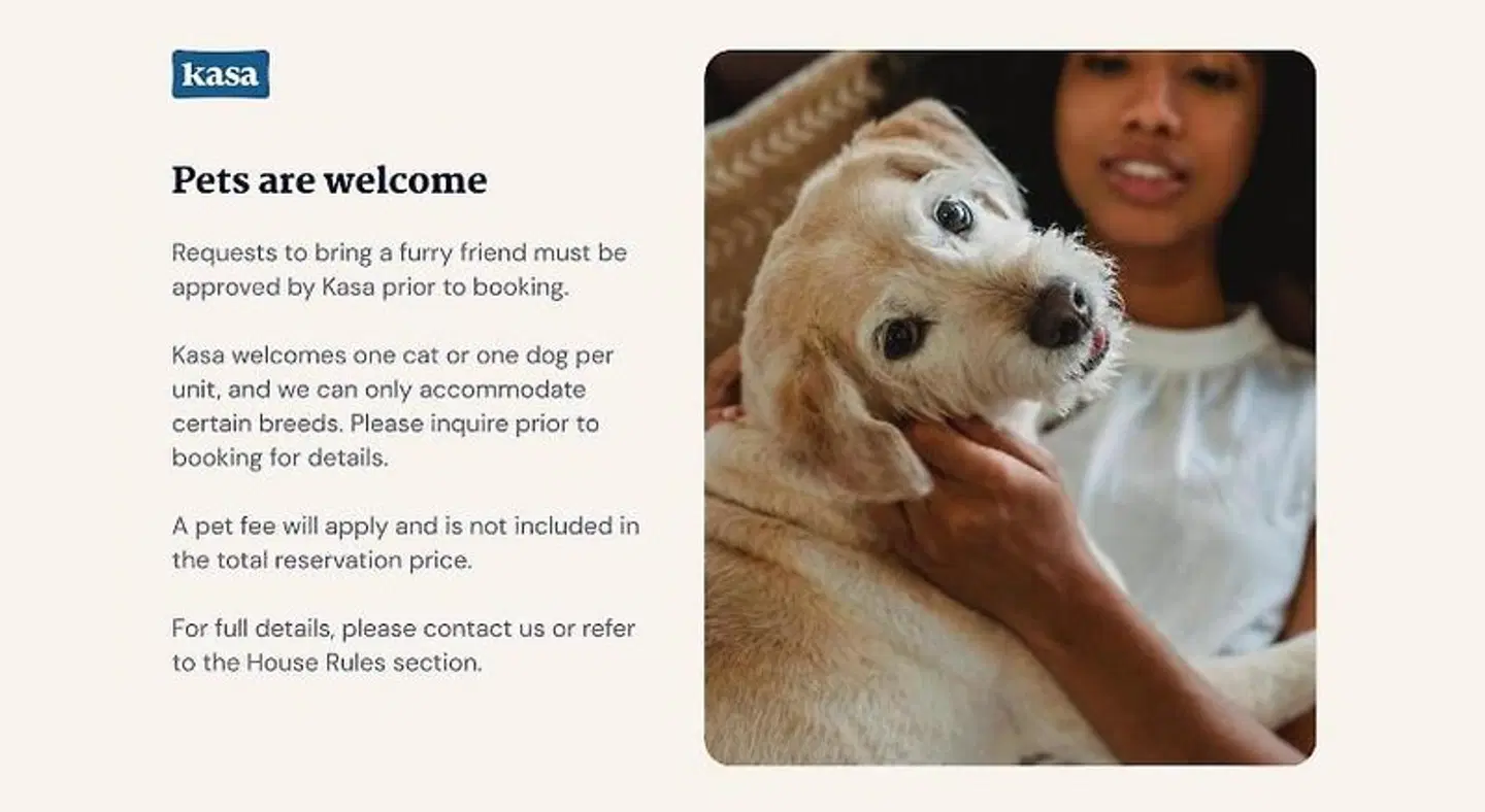 Kasa Seattle Bellevue Apartments Tiere