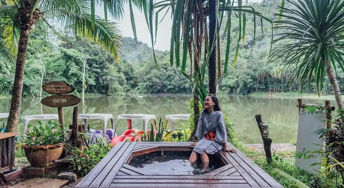 Home Phutoey River Kwai Resort Terrasse