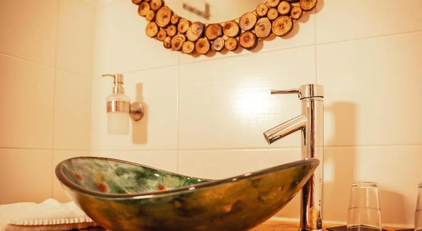 Spreewaldpension Tannenwinkel Badezimmer