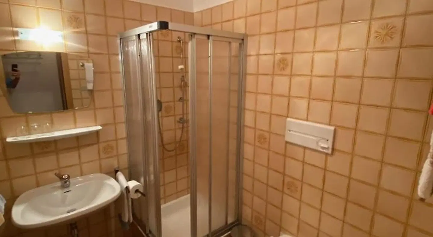Gasthof Albergo Ressmair Badezimmer