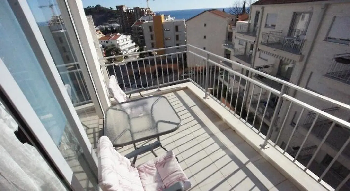 Petrovac Bay Apartments Terrasse