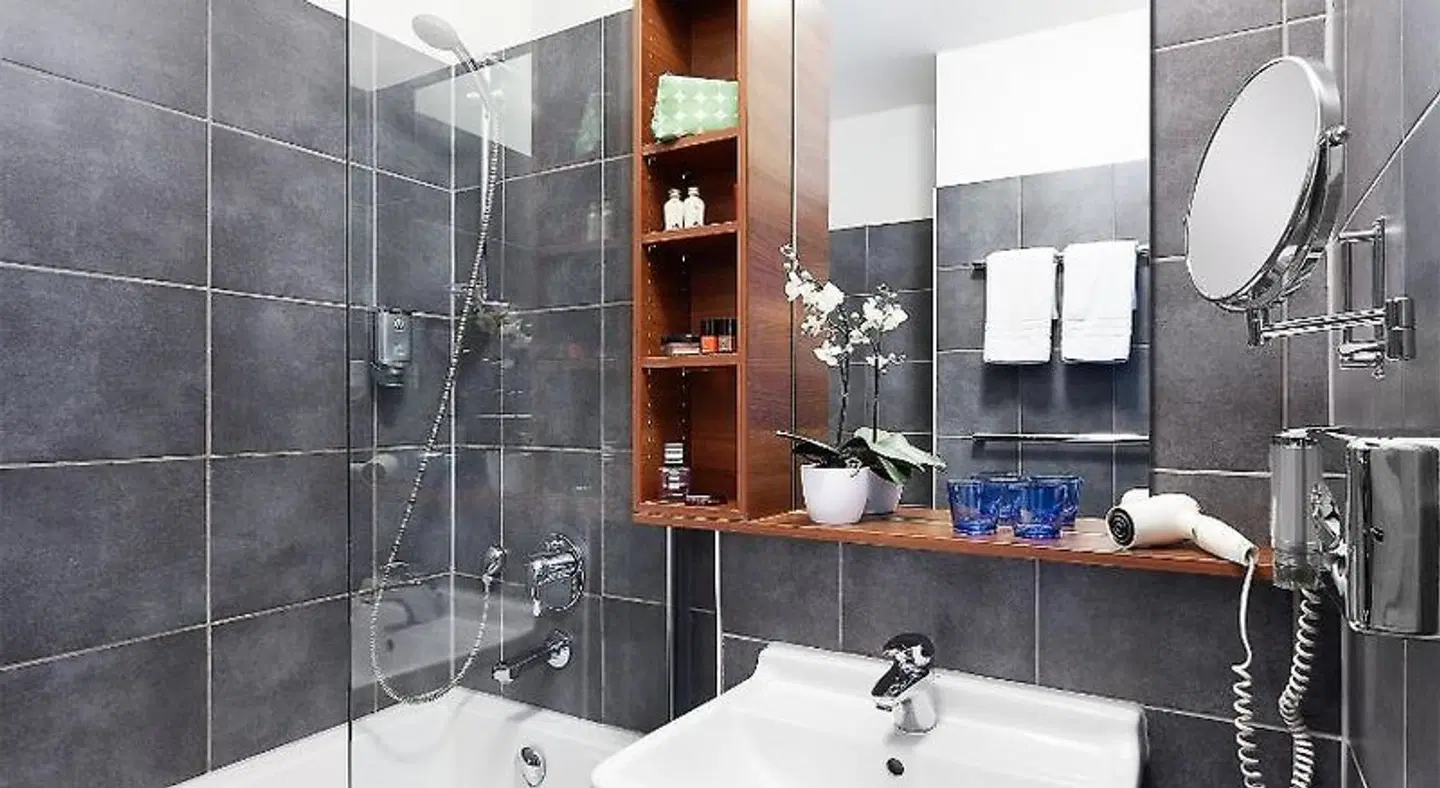 Hotel City Oase LB Badezimmer