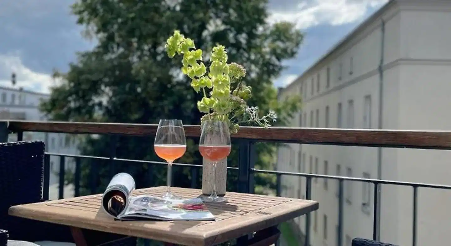 Rostock Apartment Terrasse