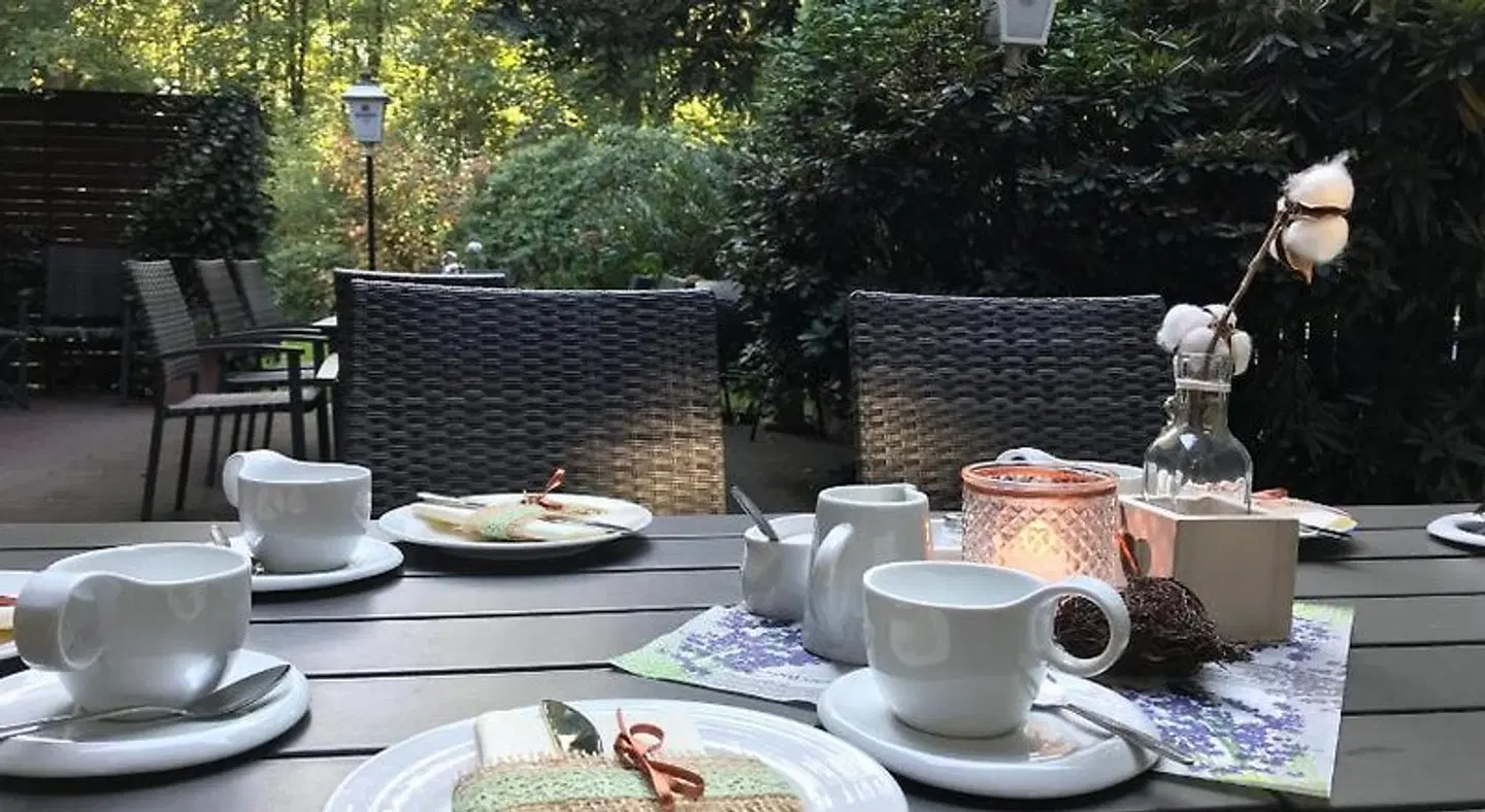 Waldpension Bielefeld Terrasse