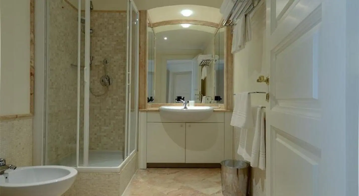 Polinari Rooms San Pietro Roma Badezimmer