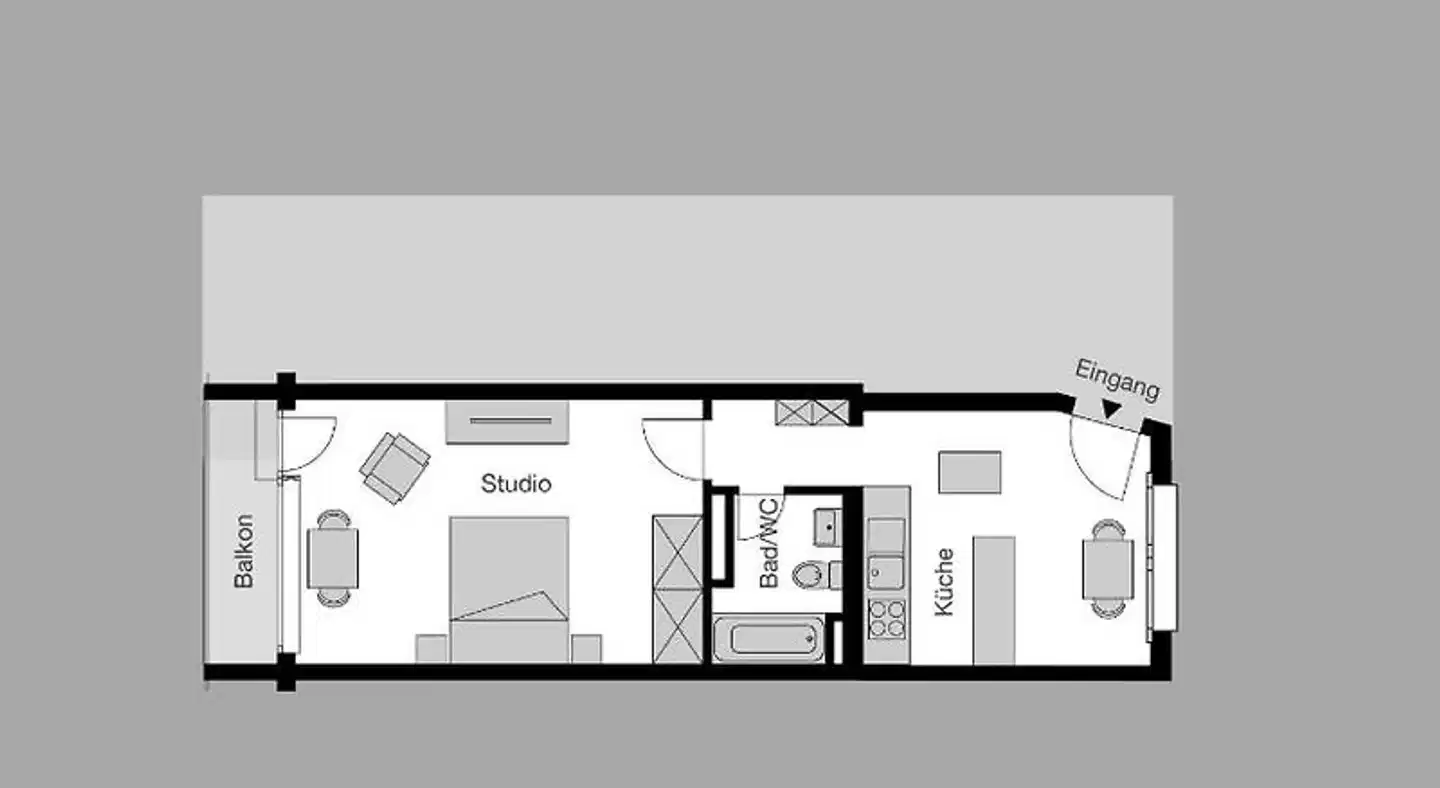 City Stay Furnished Apartments - Forchstrasse Modellaufnahme