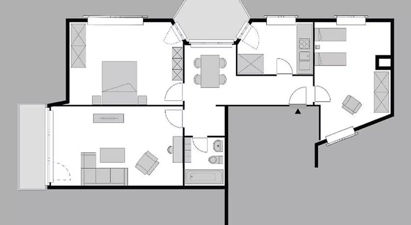 City Stay Furnished Apartments - Forchstrasse Modellaufnahme