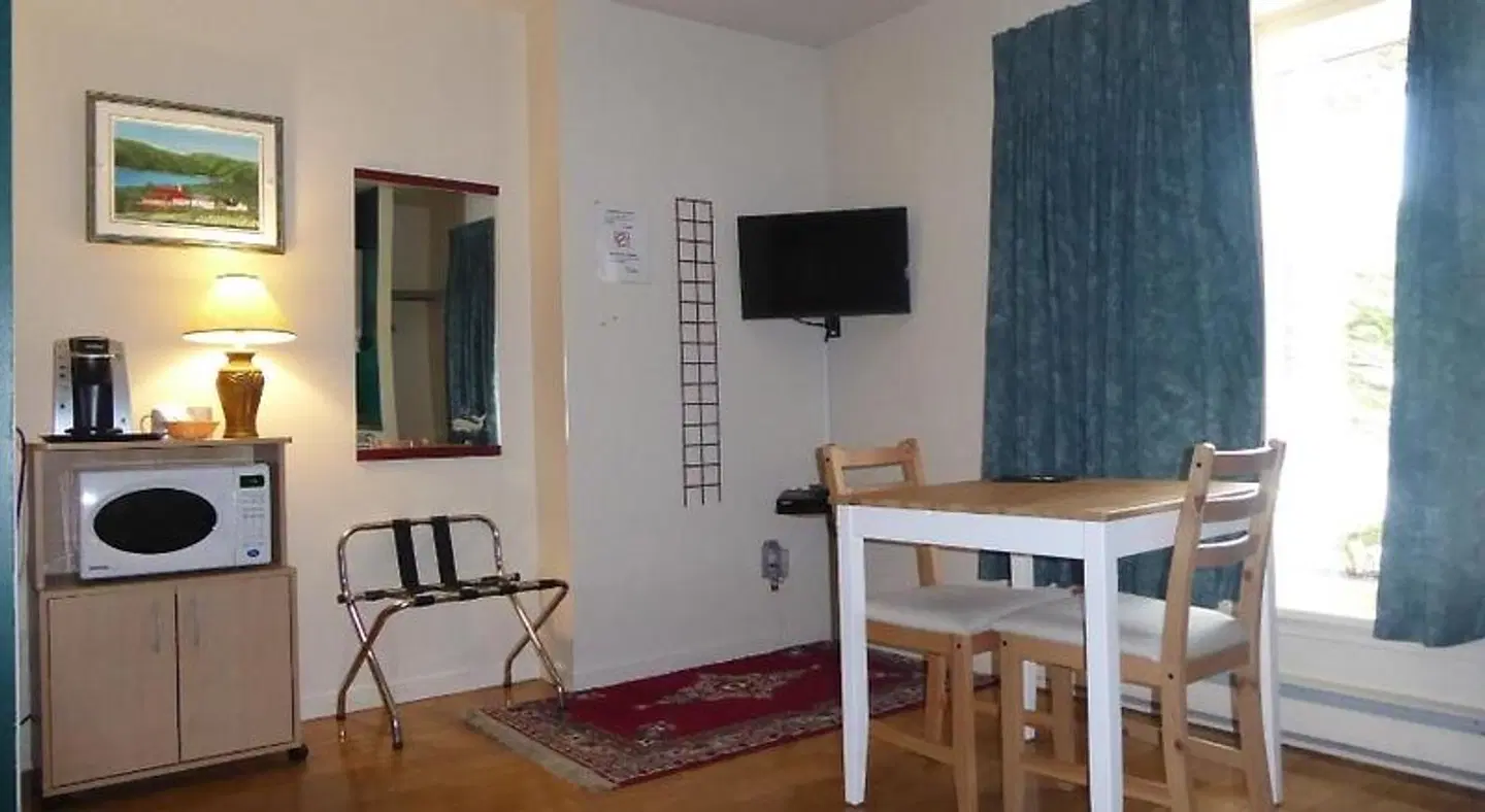 Motel de l'Anse a l'Eau Badezimmer