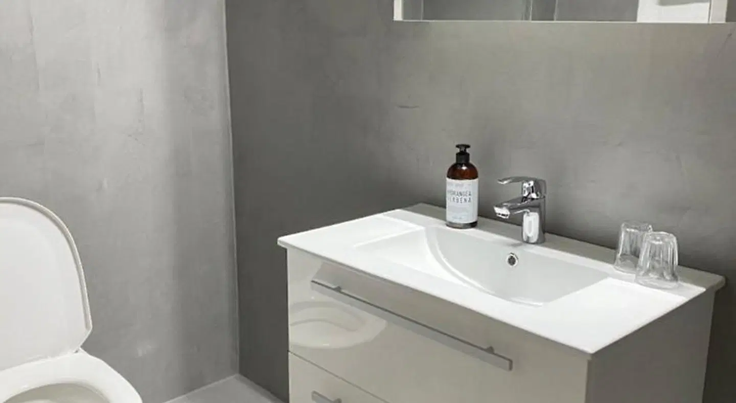 Altafjord Gjestegaard & Spa Badezimmer