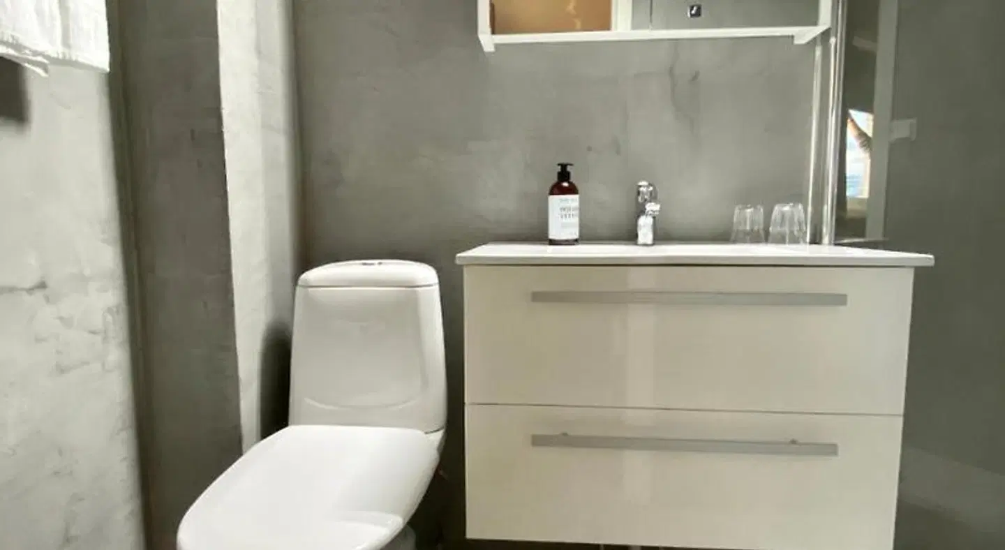 Altafjord Gjestegaard & Spa Badezimmer