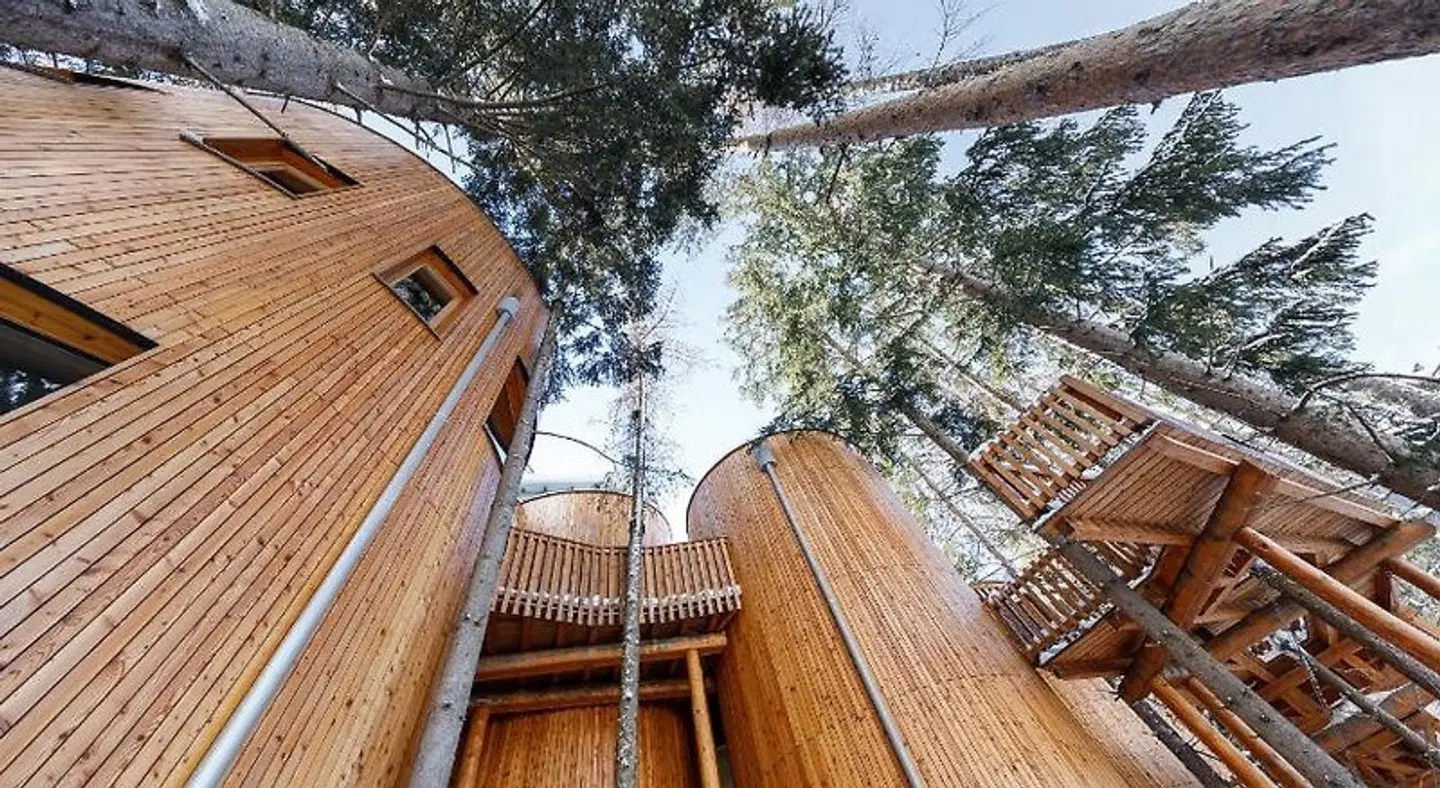 Naturhotel Waldklause Terrasse