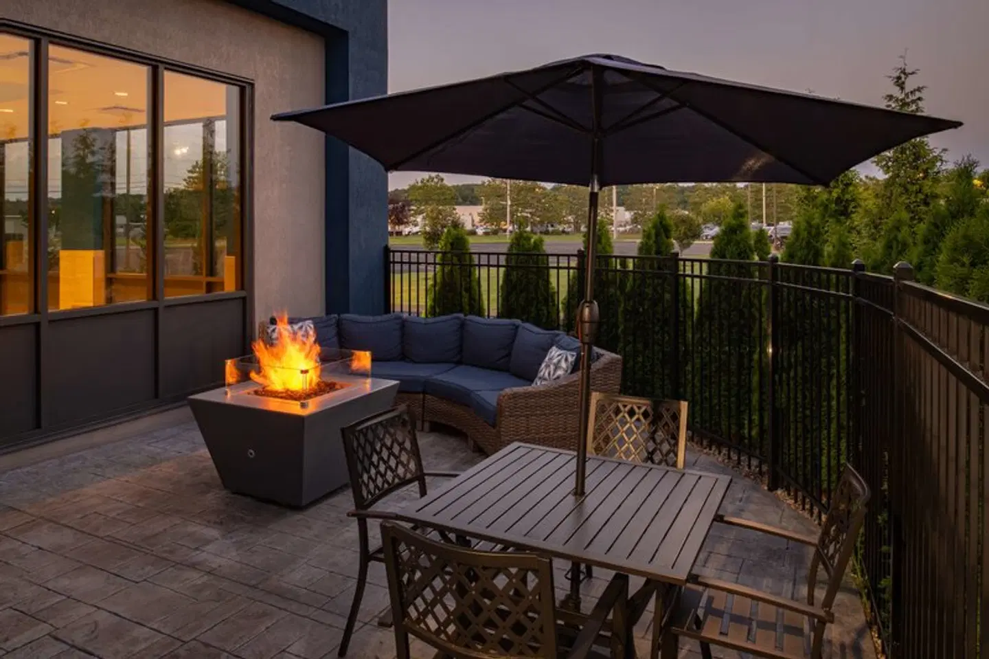 Hampton Inn Seekonk Terrasse