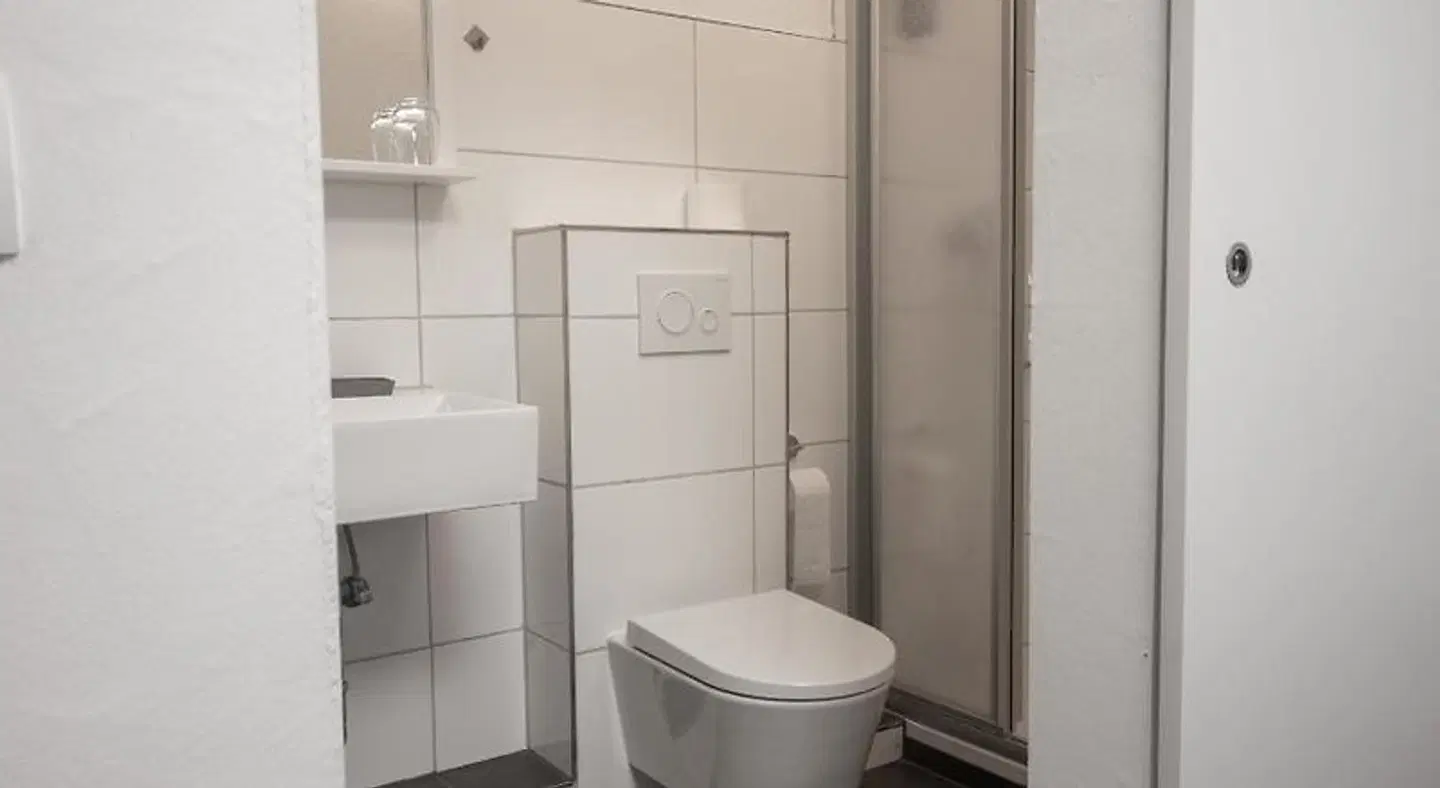 Hotel Teatro Badezimmer