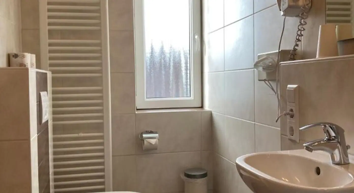 Landhotel  Vosse-Schepers Badezimmer