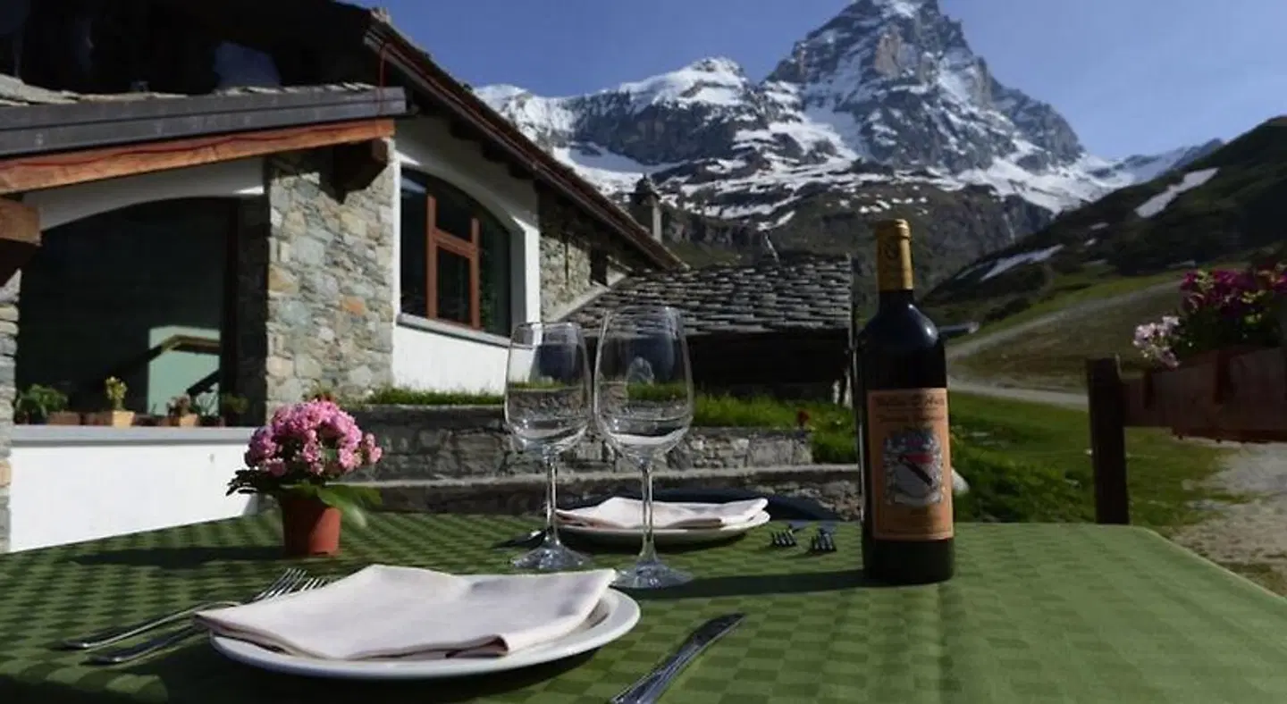 Baita Cretaz Terrasse