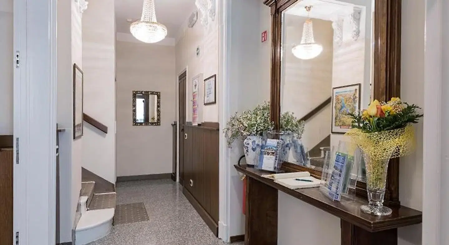 Hotel Garni Corona Badezimmer