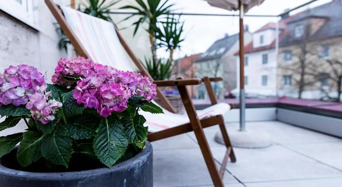 Stadthotel Freilassing Terrasse