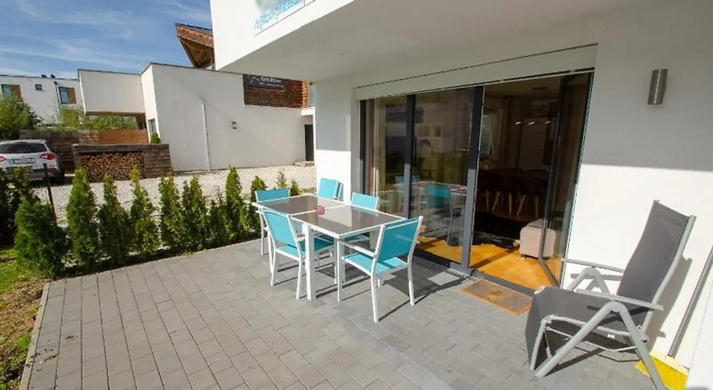 Apartment Kitzblick 5 by Alpen Apartments Terrasse