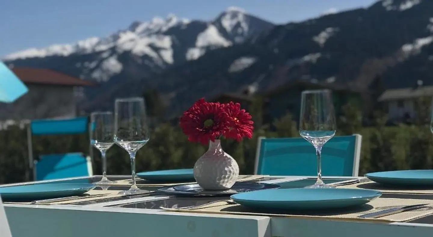 Apartment Kitzblick 5 by Alpen Apartments Terrasse