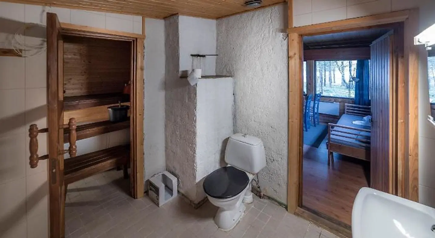 Ukonjärven Holiday Village Badezimmer