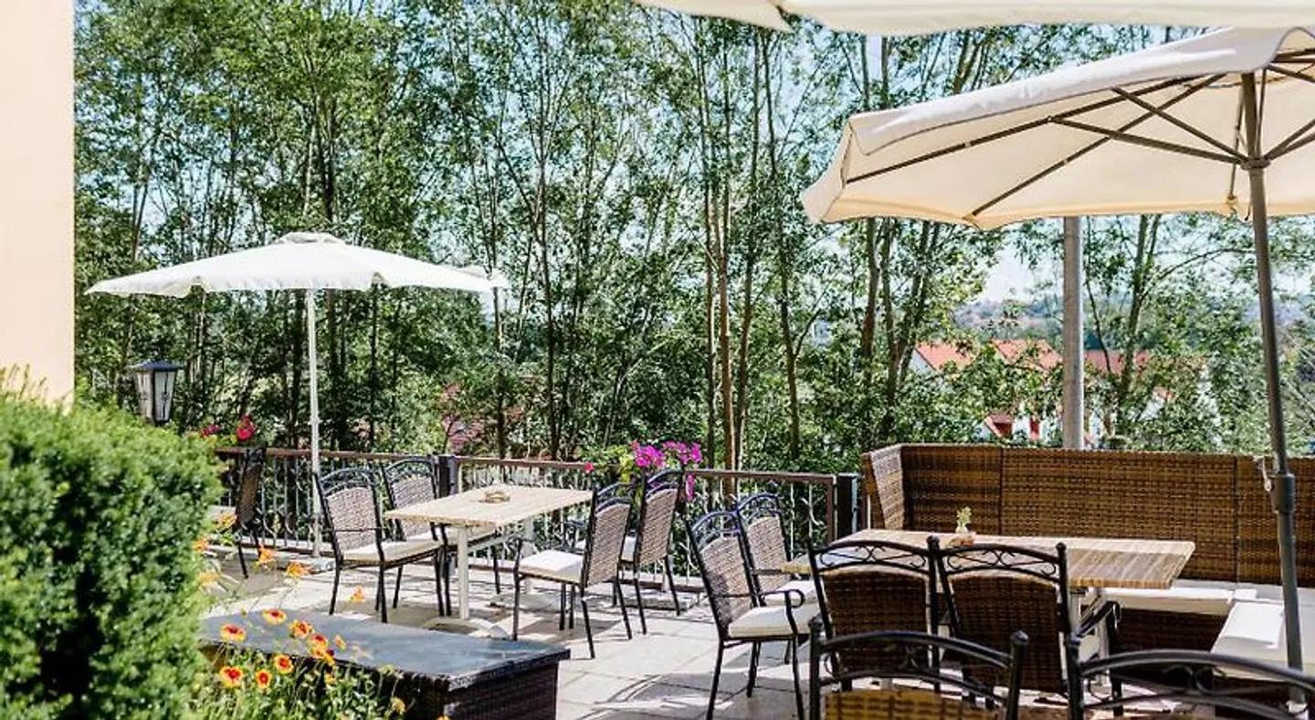 Zwergschlößchen Terrasse