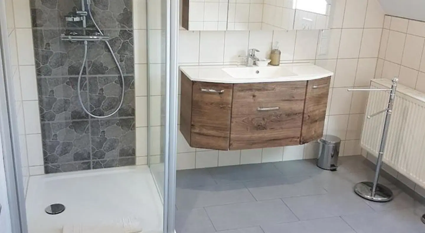 Pension Zur Eiche Badezimmer