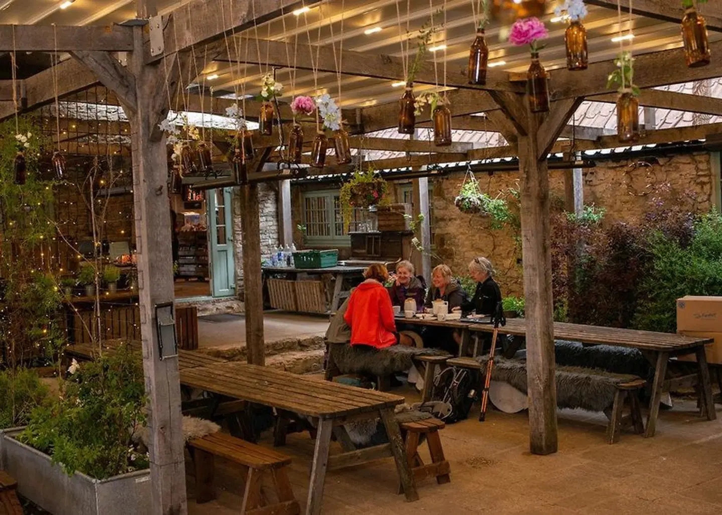 High Paradise Farm Terrasse