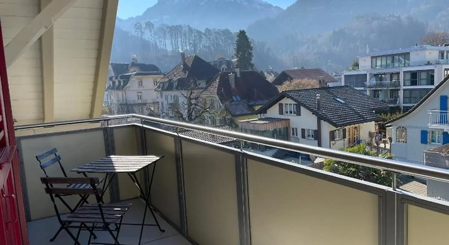 Interlaken Apartments Terrasse
