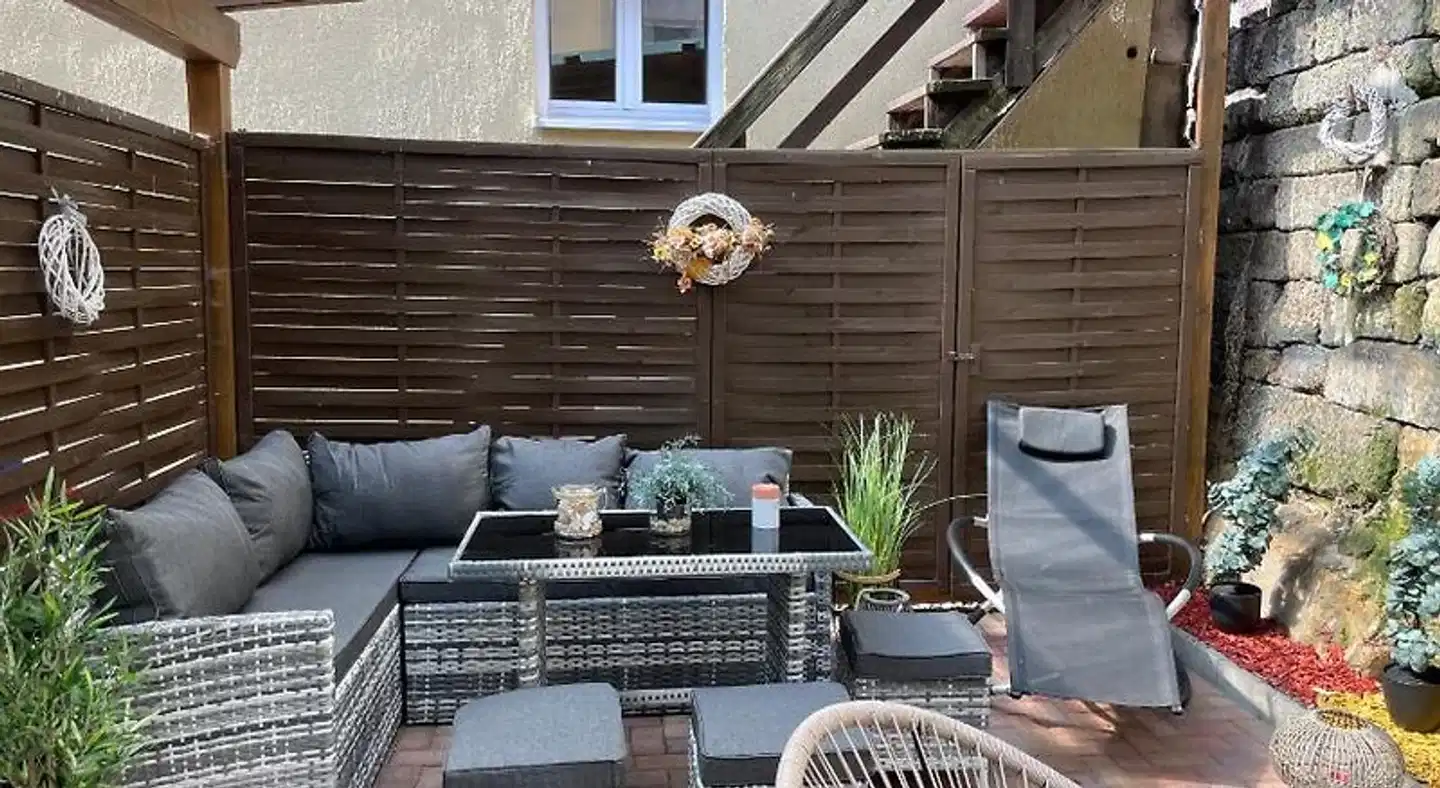 Ferienhaus Montana Terrasse