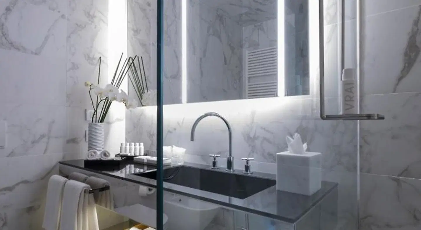 Villaverde Hotel Spa&Golf Udine Badezimmer